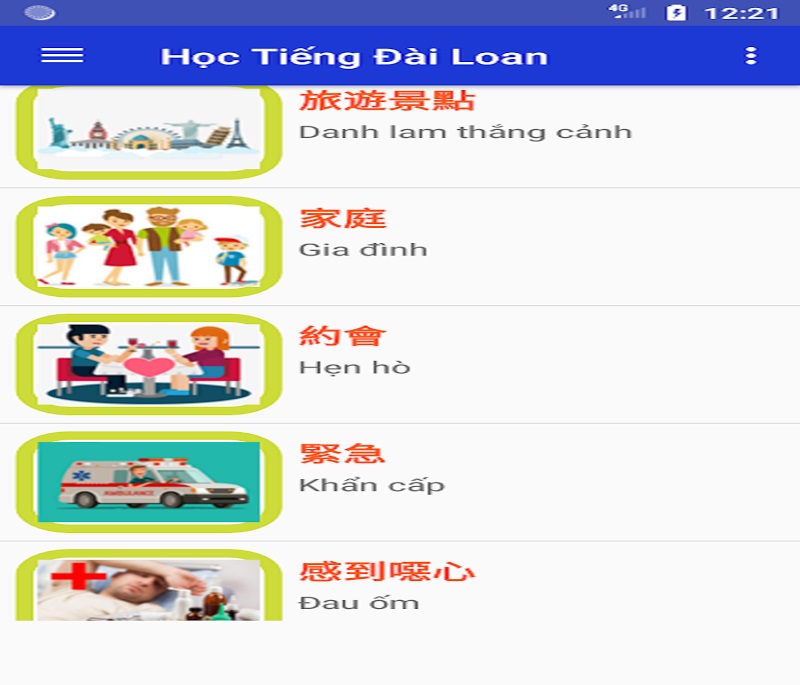 App “Học tiếng Đài Loan” với nhiều tính năng thông minh hỗ trợ người học
