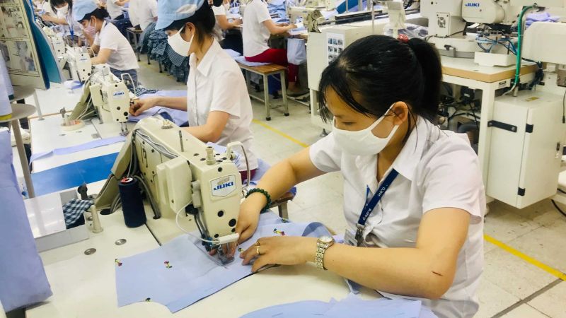 Đơn hàng cho nữ làm việc tại xưởng may Đài Loan