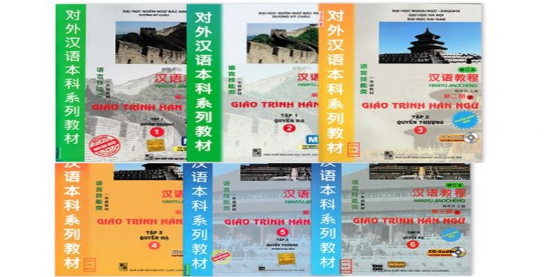 Bộ giáo trình Hán Ngữ gồm 6 quyển phân chia theo từng giai đoạn