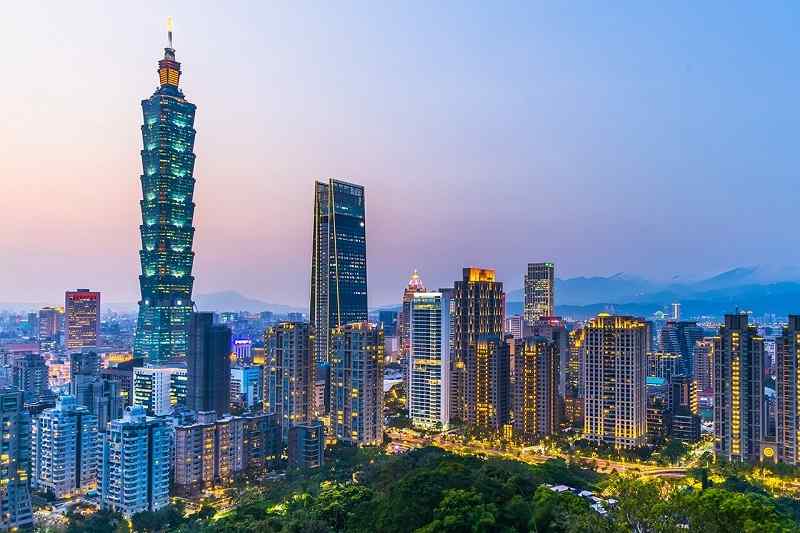 Tháp Taipei 101 là toà tháp nổi tiếng cao nhất tại Đại Loan