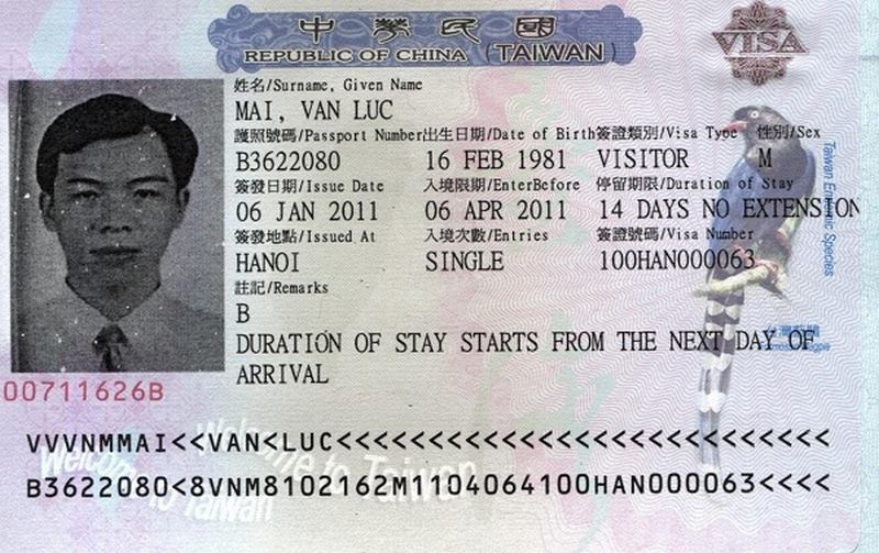 Quá trình xin visa du lịch Đài Loan thường khá đơn giản